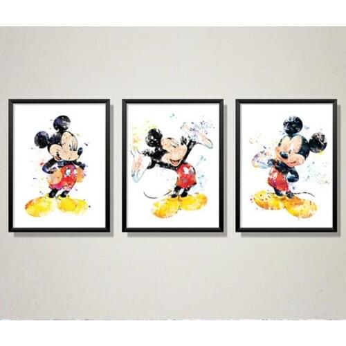 5D Diamond Embroidery Diamond Painting Anime Watercolor Mouse Of Rhinestone Cross Stitch Diamond Mosaic Handwork Home Decor