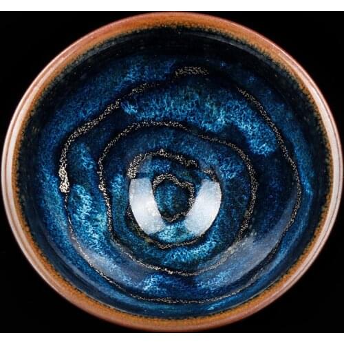 Jian Kiln Tea Bowl Cup Glorious Change Glaze Teacup Porcelain Giftbox Creative Ceramic Tea Bowl Accessories