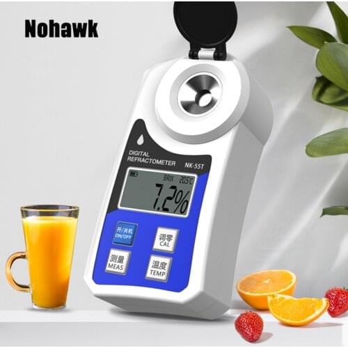 Digital Brix Refractometer 0-35% 0-55% Brix Tester Meter Hydromet Fruit Juice Beer Wine Sugar Content Measuring Instrument
