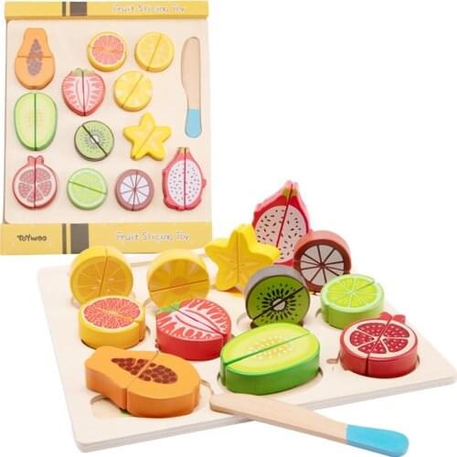 Baby Montessori Wooden 3D Puzzles Toys Set Early Learning Wooden Blocks for Children Christmas Gift