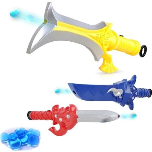 Children Toy Sword weapons with Bullet Boys sword and spear Crystal bomb game toys Outdoors summer toys