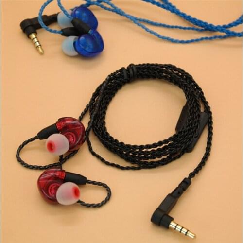 Dynamic And Armature 10mm In Ear HIFI Stereo Sport Headset Unit Detachable MMCX Interface For Shure SE535