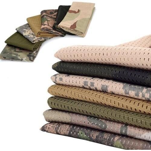Jungle Muffler Breathable Headband Scarves Multi Tactical Camouflage Fish Net Mesh Army Veil Cover Neckerchief Camo Outdoor Scar