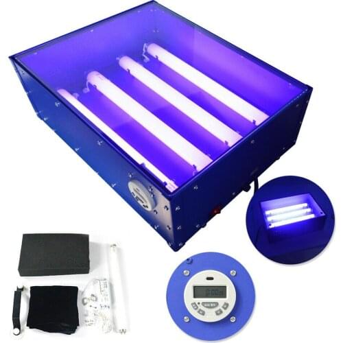 110V/220V 60W Screen Printing Exposure Unit 18"x12" Silk Screen Printing Machine UV Light