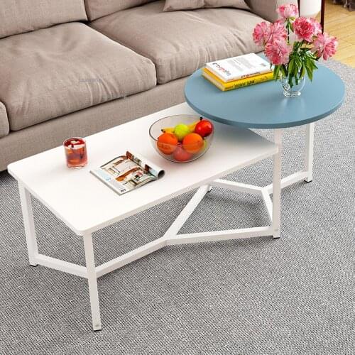 European Style Living Room Coffee Tables Simple Modern Sofa Bedroom Furniture Side Table Creative Balcony Apartment Corner Table