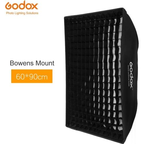 Godox 24"x 35" 60 x 90cm Honeycomb Grid Softbox soft box with Bowens Mount for Studio Strobe Flash Light DE400 DE400 SK300 SK400