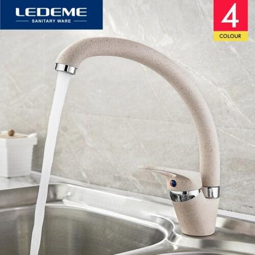 LEDEME White Kitchen Faucets China