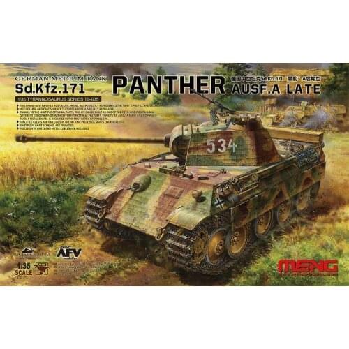 Meng Model 1/35 TS-035 Sd.Kfz.171 Panther Ausf.A Late Model kit