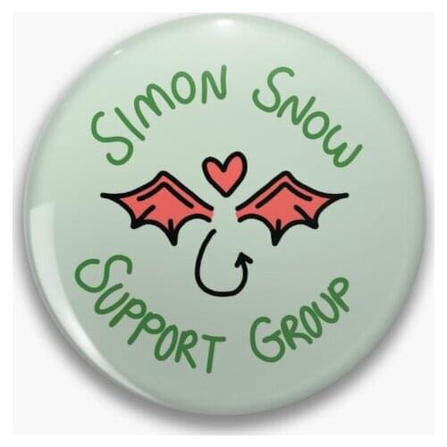 Simon Snow Support Group Soft Button Pin Brooch Collar Fashion Decor Lover Creative Gift Cartoon Cute Clothes Jewelry Badge