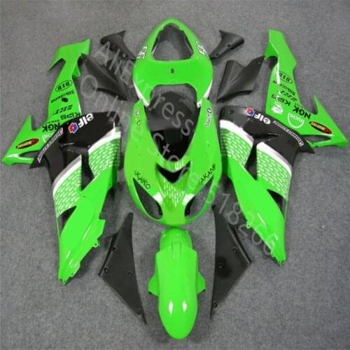 Green black Injection Fairing Kit BodyWork Fit for kawasaki Ninja ZX10R 2006 2007 06 07 10R ZX-10R Fairing