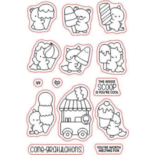 Transparent Clear stamp and cutting dies DIY Silicone Seals Scrapbooking / Card Making/Photo Album Decoration