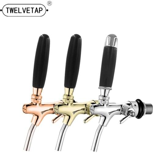 TWELVETAP Adjustable Beer Tap Drinking of Barreled Beer Machine Valve Wine Faucet for Home Bar Club Brewing FD-814T