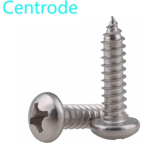 Cross Round Head Self Tapping Screw Nail PA 201 Stainless Steel Philips Pan Head Tapping Wood Screws GB845 M3m4M5 15Pcs