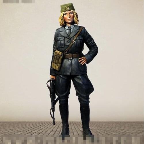 1/16 YUGOSLAV WOMAN, Resin Model figure GK, Soldier Military theme of WWII Unassembled and unpainted kit