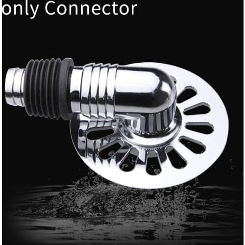 Floor Drain Joint Washing Machine Special Elbow Universal Fit Dishwasher Connector Sewer Chrome Plated Accessories Snap Adapter