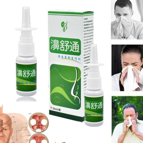Nasal Spray Nose Care Chronic Rhinitis Sinusitis Spray Chinese Traditional Medical Herb Spray Rhinitis Treatment Health Care