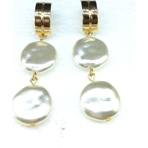 European and American pop personality fashion sweet cute fashion net red lovely pearl earrings, a54-9