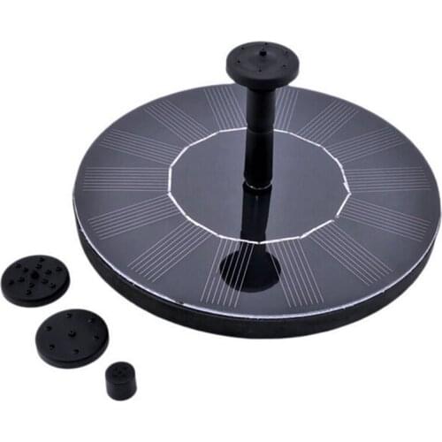 Solar Panel Powered Water Pump Feature Plants Garden Pool Pond Aquarium Fountain