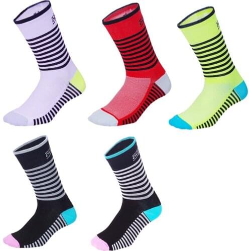 High Quality Cycling Socks Protect Feet Breathable Sports Socks Outdoor Road Bicycle Nylon Riding Socks Bike Accessories