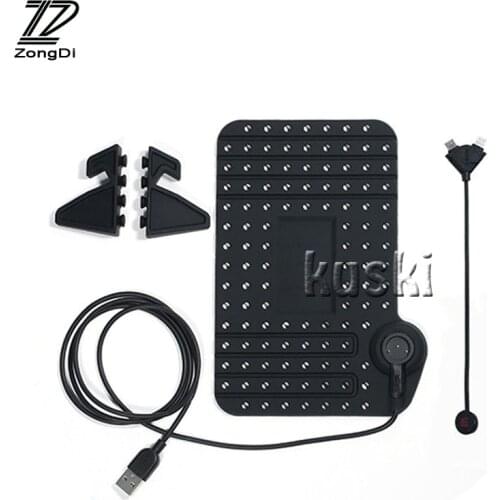 ZD Car Anti-skid Pad Phone Holder Charger Sticker For Nissan qashqai Citroen c4 c5 c3 Chevrolet cruze aveo Peugeot 307 308