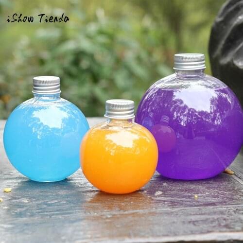 1/6 PCS Creative Water Bottle Milk Juice Bulbs sport drink bottle Christmas Tree Ornaments Travel Yoga Running Camping Bottles
