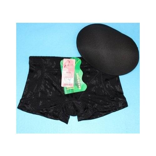 2018 Ms lace hip boo breathable low-rise shape body padded carry buttock female underwear AX21