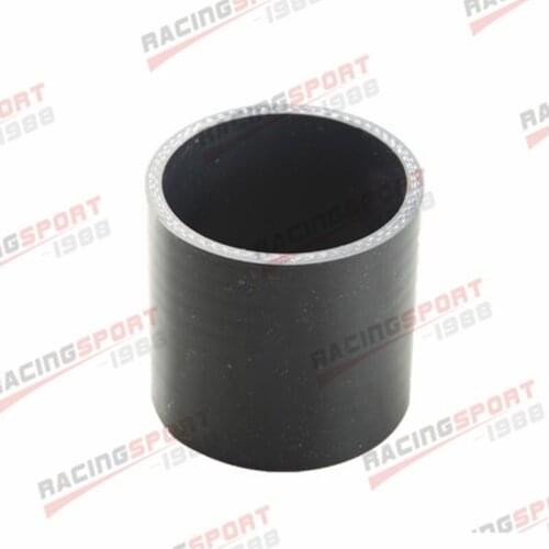 3 Ply 3.25" Inch Straight Hose Turbo Silicone Coupler Pipe 70mm Length Black/BLUE/RED