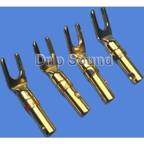 4pcs 4mm Amplifier Audio Loudspeaker Box Binding Post Speaker Wire Terminal Plug Socket Connector