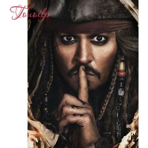 Pirates of the caribbean Jack Sparrow 5d Diamond Painting 5d Diamond Embroidery Mosaic Pictures Of Rhinestones Crafts Needlework