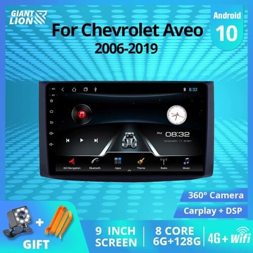 2din Android 9.0 Car Radio For Chevrolet Aveo Lova Captival Epica 2006-2019 Multimedia Video Player Gps Navigation Car DVD