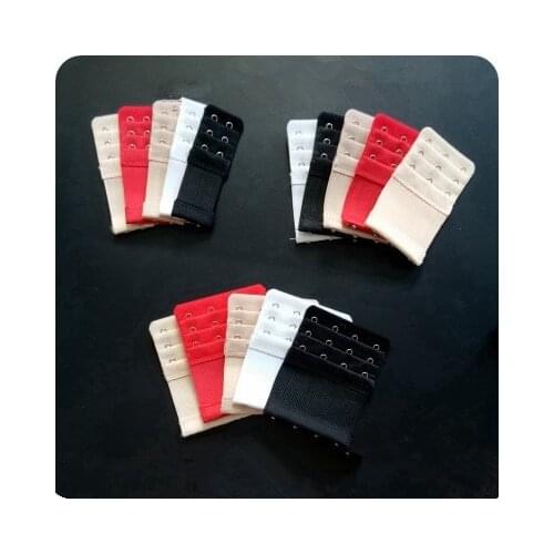 New Hot Bra Extenders Strap 2 Rows 3 Rows 4 Rows Women Ajustable Intimates Lengthened Bra Hook Buckle Bra Extension Belt