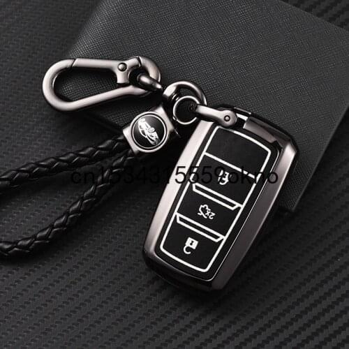 Alloy Key Case Car Keychain Cover For Changan CS75 280T 2017-2020 Accessories