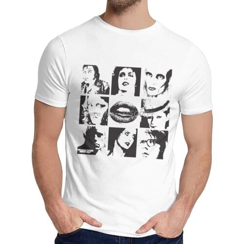 Rocky Horror Picture Show T-shirt Men O-neck Cotton Tshirt Cool Tees Funny Harajuku