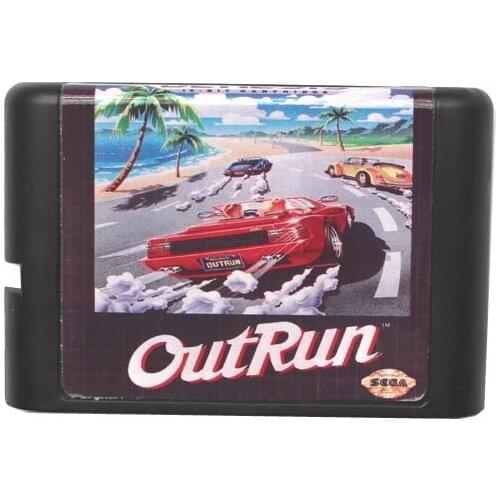 Sega MD game card - Out Run for 16 bit Sega MD game Cartridge Megadrive Genesis system