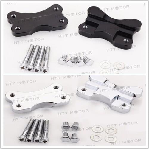 Fender to Fork Adapter Mount Bracket For 1986-2014 Harley davidson Softail FLST W/ 21" Wheel Black Aftermarket motorcycle parts