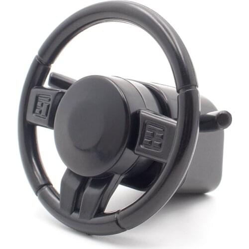 KYX Racing DIY ABS Car Body Interior Steering Wheel Upgrades Parts for RC Crawler Car Axial SCX10 II 90046 Jeep Wrangler Body