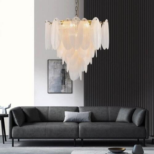 European and American style living room lamps and hall household chandelier master bedroom art lamps light luxury lamps