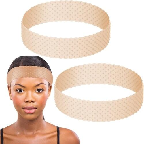 Soft Silicone Elastic Band for Wigs Edges Hair Wrap elastique perruque Headband for Wig Grip 1PCS