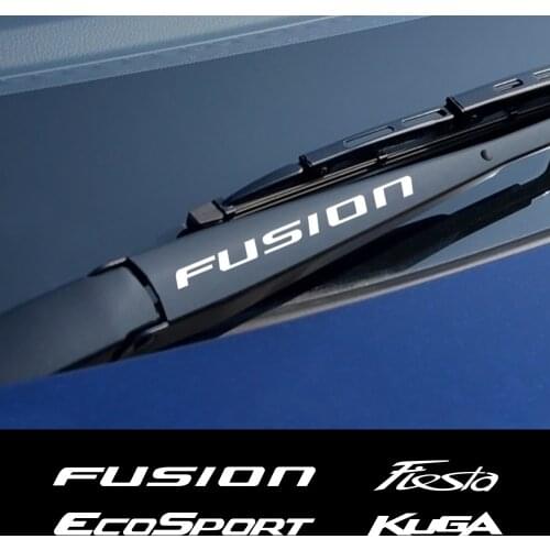 4PCS Car Window Wiper Stickers For Ford Fiesta Mondeo Fusion Explorer Escape Shelby Edge Ecosport Kuga Mustang Vinyl Accessories