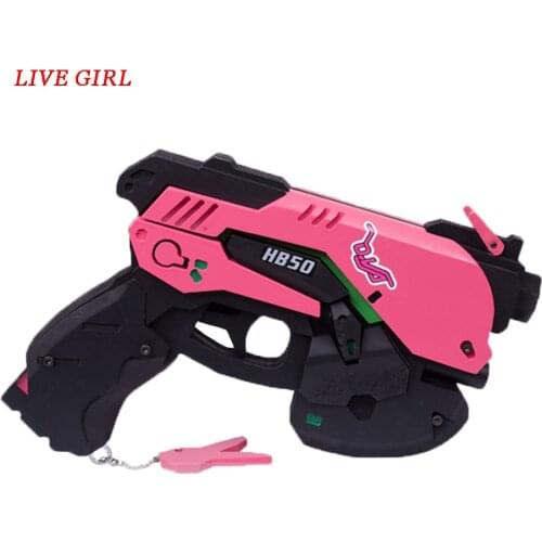 Watch Over D.Va Gun Headphone Hana Song DVA Weapon Pistol Headset Cosplay Costume Props Accessories For Game