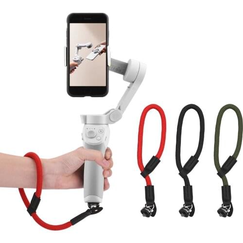 Nylon Safety Hand Strap Lanyard with 1/4 Screw for DJI OM 4 Osmo Mobile 2 3 Handheld Gimbal Stabilizer Accessories