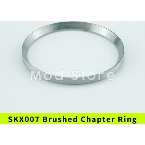 NEW ARRIVAL SKX007/SKX009/SRPD Chapter Ring Brushed Finish Stainless Steel Unmarked Silver
