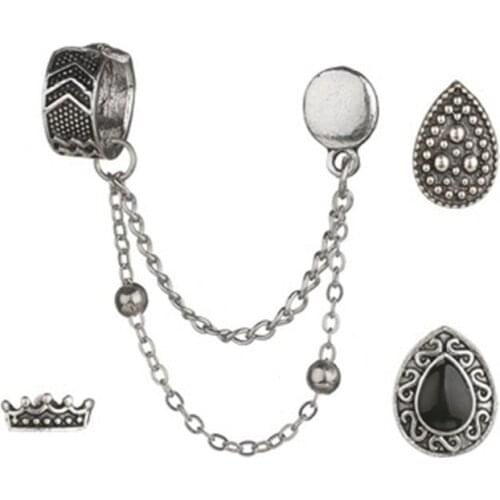 New Punk Metal Earrings Rock Hippie Bohemia Steampunk Ear Stud Hip Hop Earrings Festival Costumes Accessories Anime Earrings