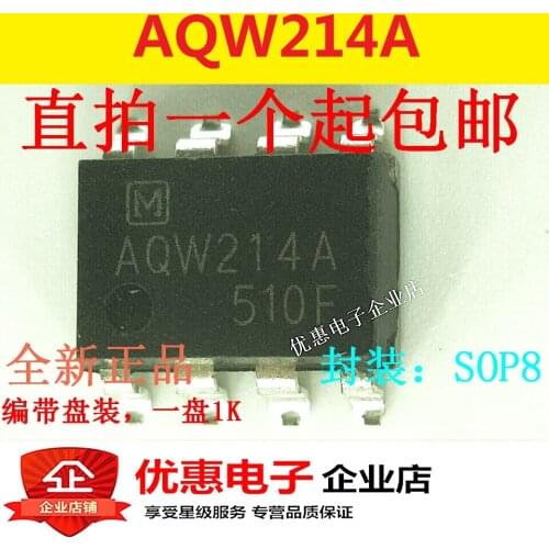 10PCS AQW214A AQW214 SMD SOP8 brand new
