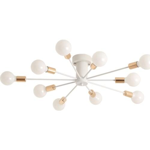 New LED Ceiling Lamp Industrial Iron Modern 220V E27 Edison Bulb Living Room Bedroom Pendant Light Home Lighting