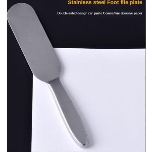 Foot File Scraper Portable Stainless Steel Double-Sided Rubbing Feet Exfoliating Tools Home Foot Grinder G1220