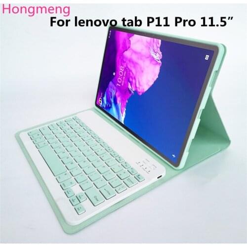 Hongmeng Business Simple Removable Bluetooth Keyboard Case For Lenovo Tablet P11 Pro 11.5” Wireless Keyboard