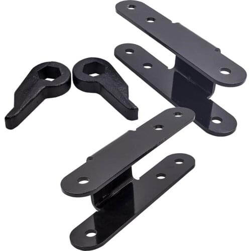 1"-3" Adjustable Front Lift Torsion Keys Rear Shackles for Chevy S10 & S10 1982-2004 for GMC S15 1982-1990 4WD Only