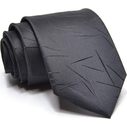 Wedding Party Gift Ties for Men One Size New Mens Tie Fashion Stripe 8Cm Jacquard Necktie Accessories Daily Wear Cravat