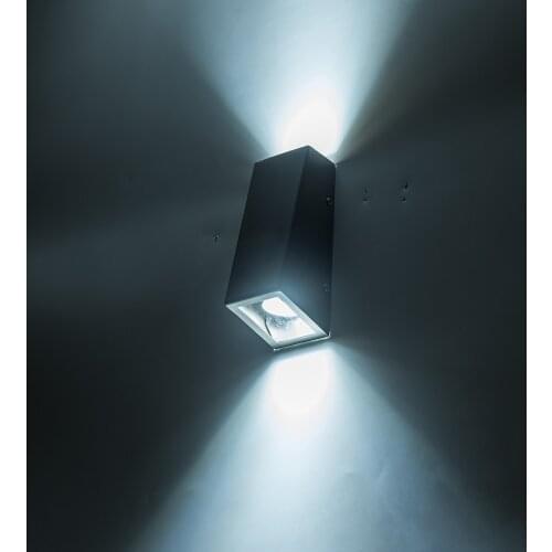 Up Down Led Wall Lights with GU10 Bulb Led Wall Decor Lighting Fixtures for Yard Corridor Garden Porch Lamp Bedside Lights